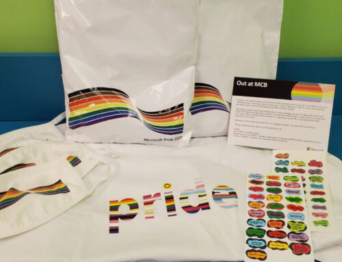 Out at MCB Virtual Pride Event Swag Bags