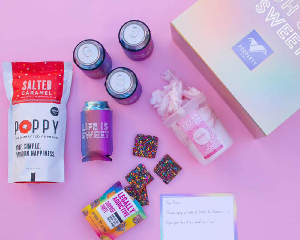 pink gift box