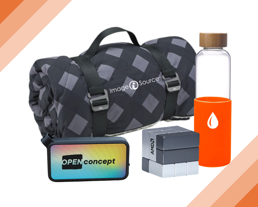 sherpa blanket, glass bottle, speaker