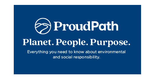 ProudPath logo with tagline Planet. People. Purpose.