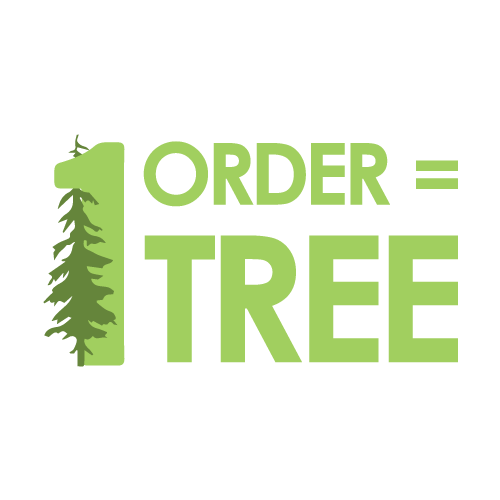 One order equals one tree planted.