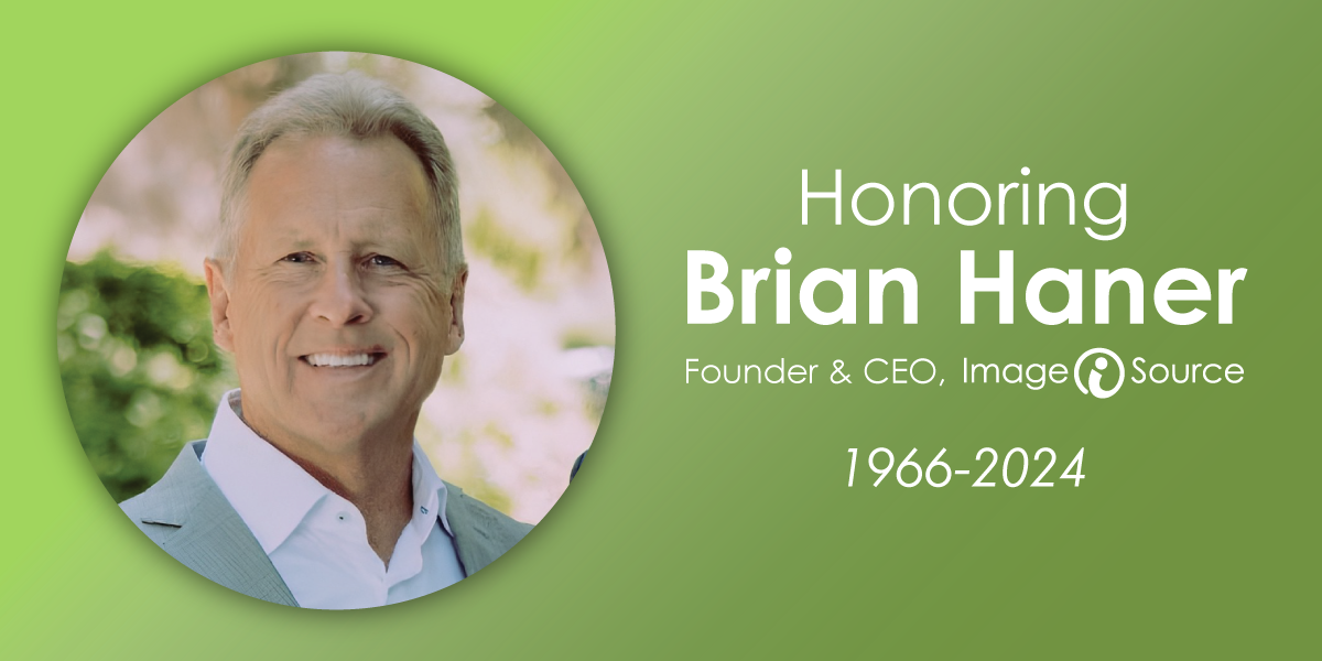 Honoring Brian Haner Founder and CEO of Image Source