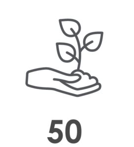 50 job hours created.