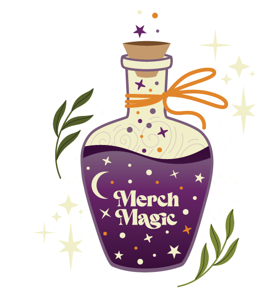Merch Magic Potion in Purple bottle