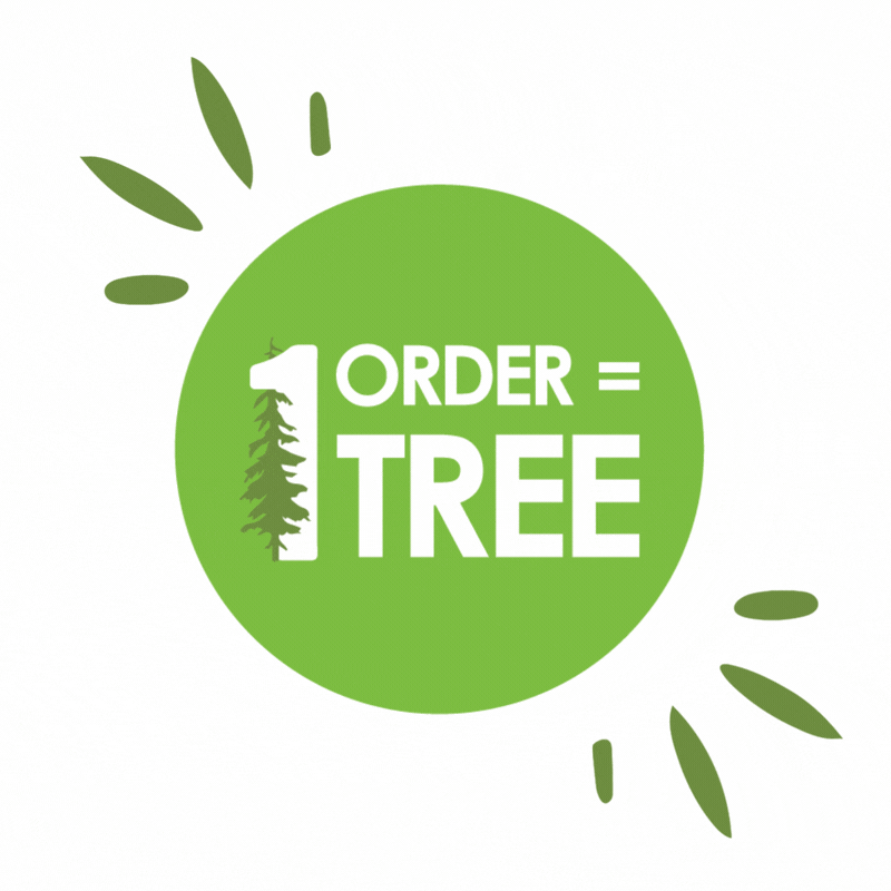 OneOrderOneTree One order equals one tree icon.